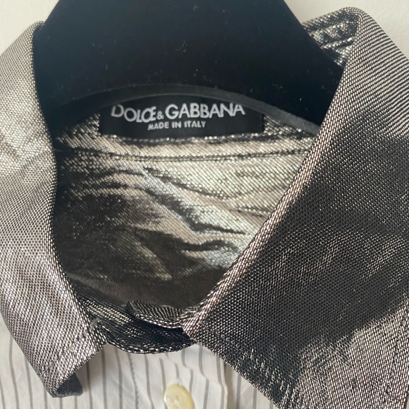 Dolce & Gabbana women’s shirt ( metallic accents)size small - Picture 7 of 9